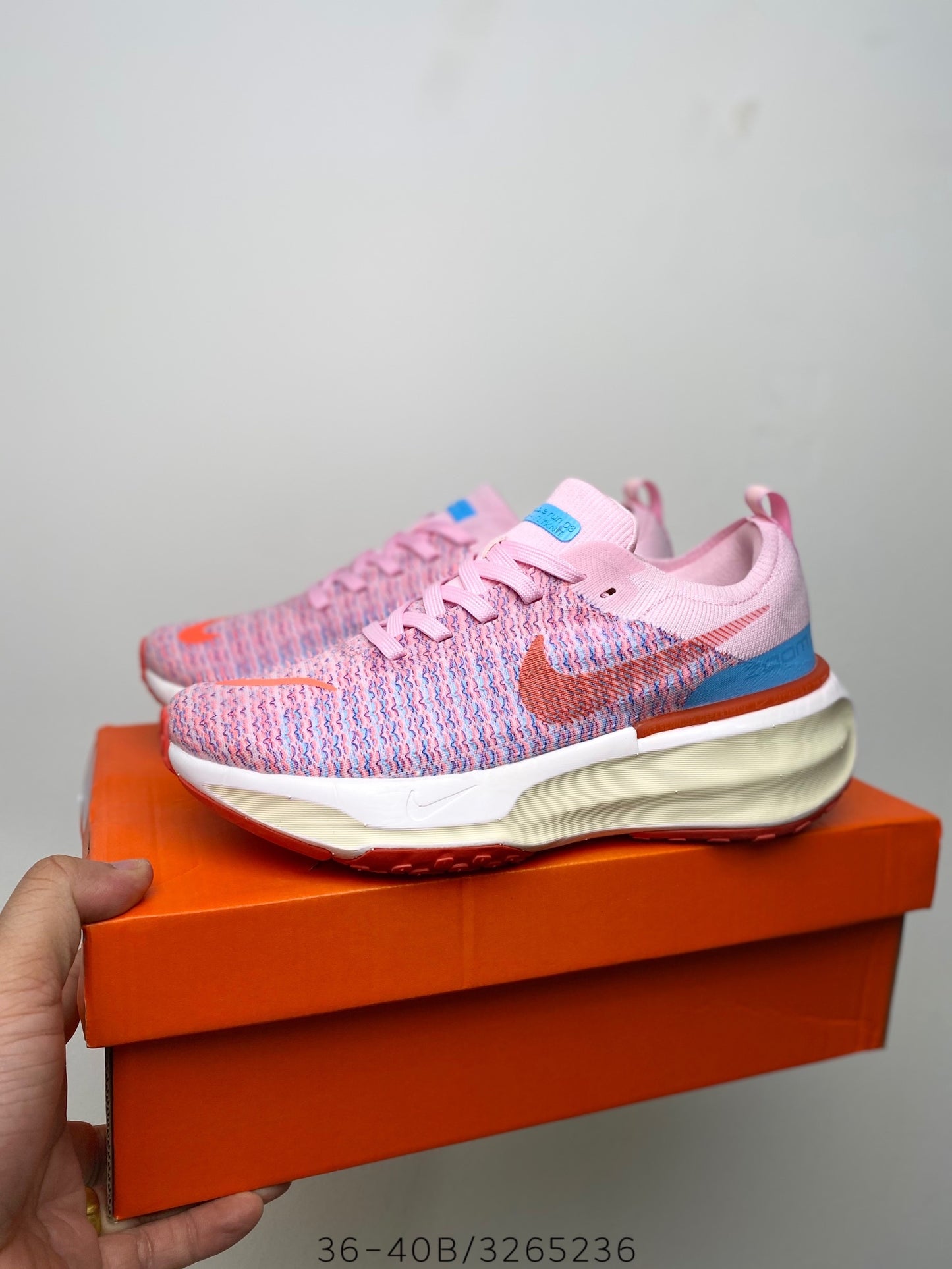 Nike ZoomX Invincible Women Run Flyknit 3 Peacock 'Blue/Orange'