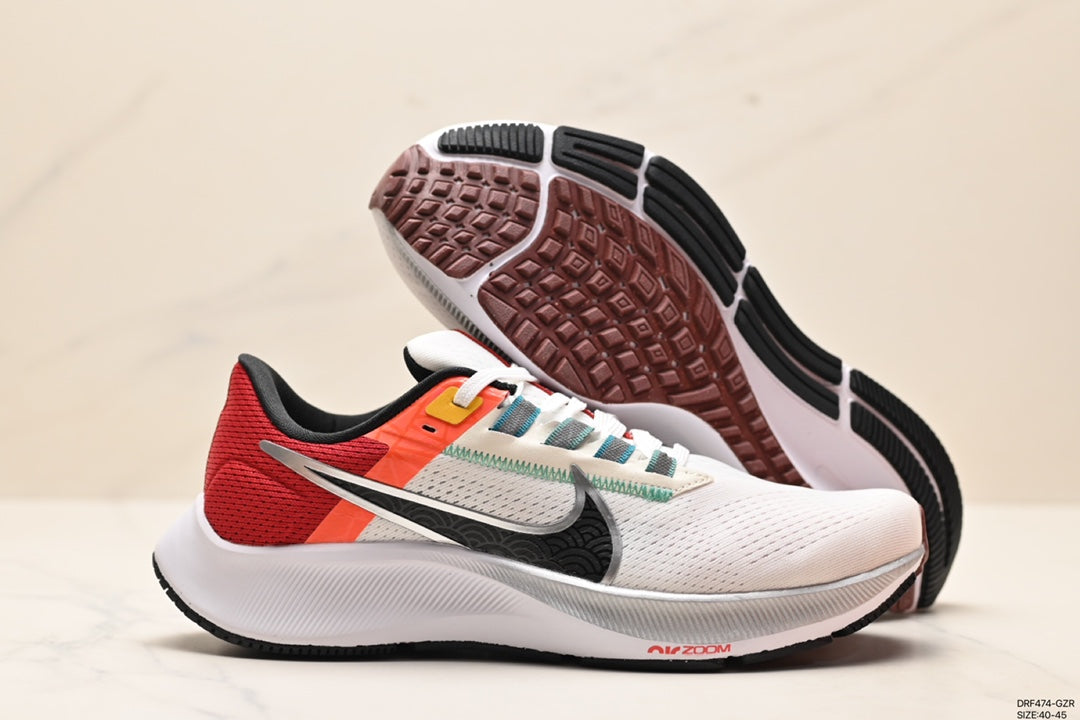 Nike Air Zoom Pegasus 38 'White/Orange/Red'