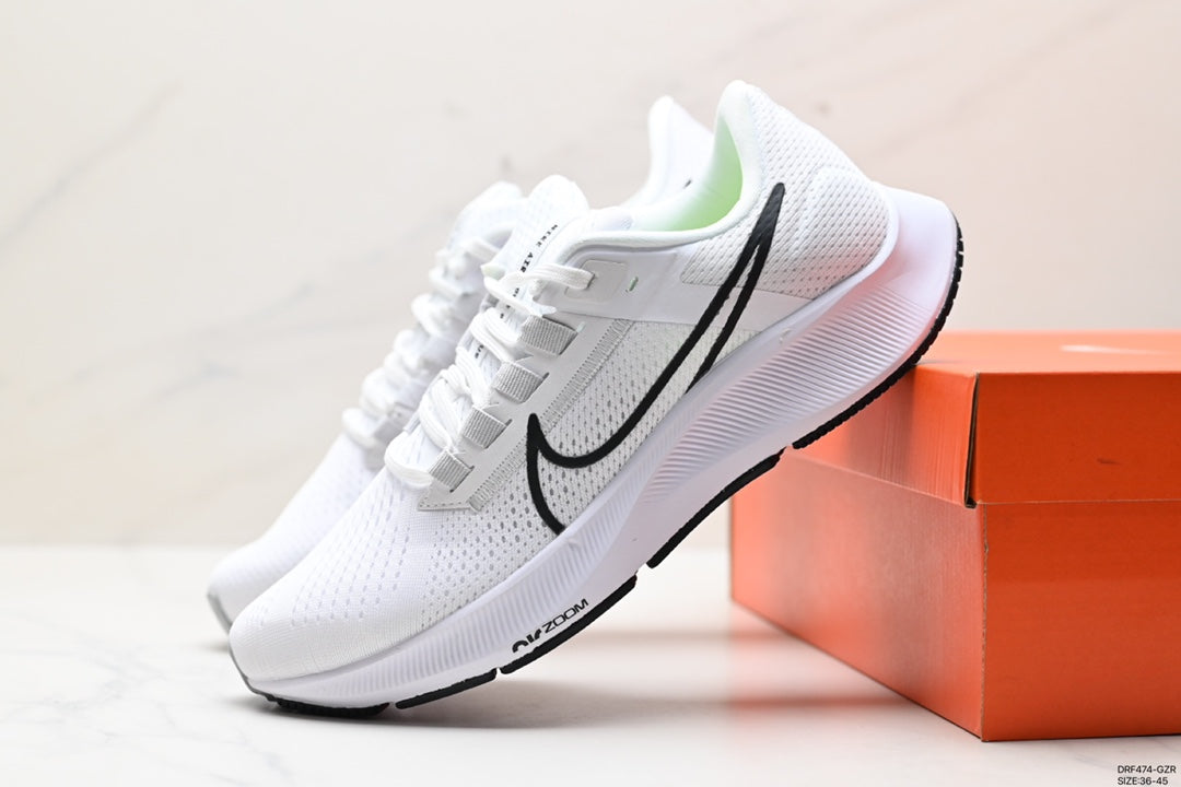 Nike Air zoom Pegasus 38 'White/Black Swoosh'