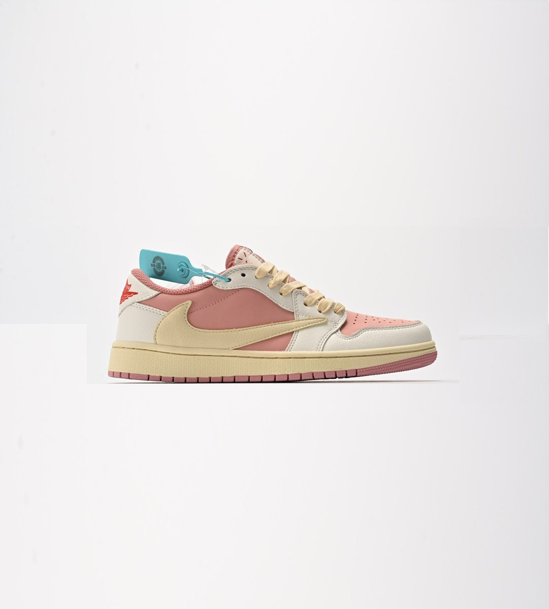 Fragment design x Travis Scott x Nike Air Jordan 1 Low OG SP ”Pink“