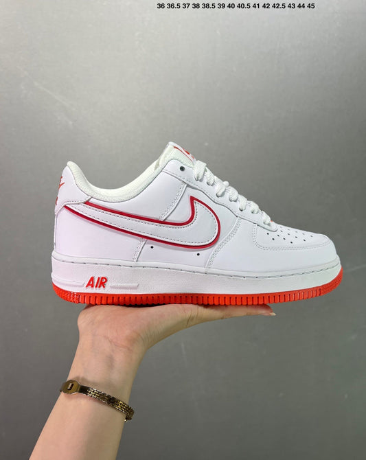 Nike Air Force 1'07 FN7239-410 'White/Red'