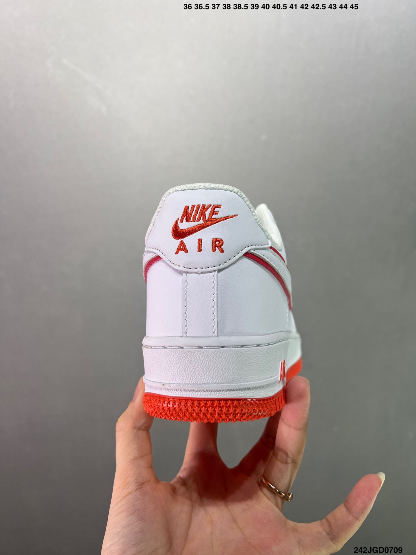 Nike Air Force 1'07 FN7239-410 'White/Red'