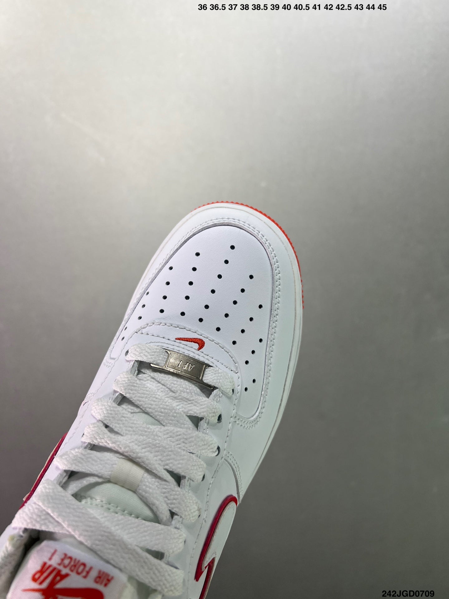 Nike Air Force 1'07 FN7239-410 'White/Red'