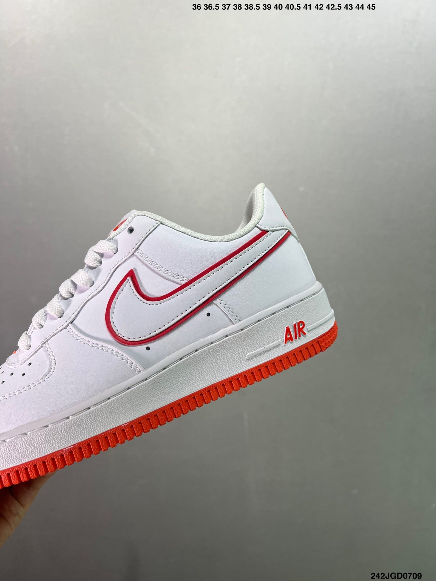 Nike Air Force 1'07 FN7239-410 'White/Red'