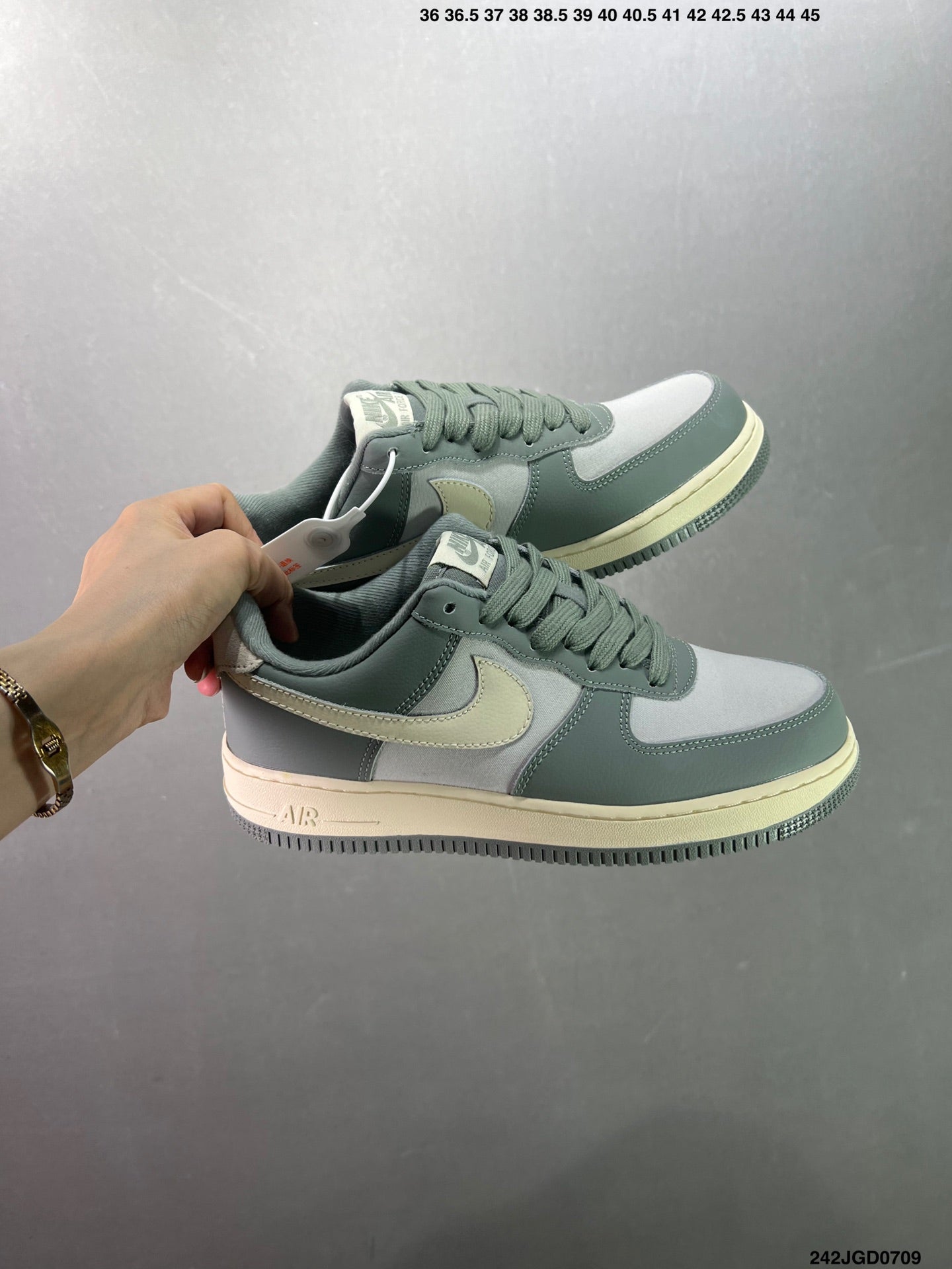 Nike Air Force 1'07 FN7239-410 'White/Green Cyan