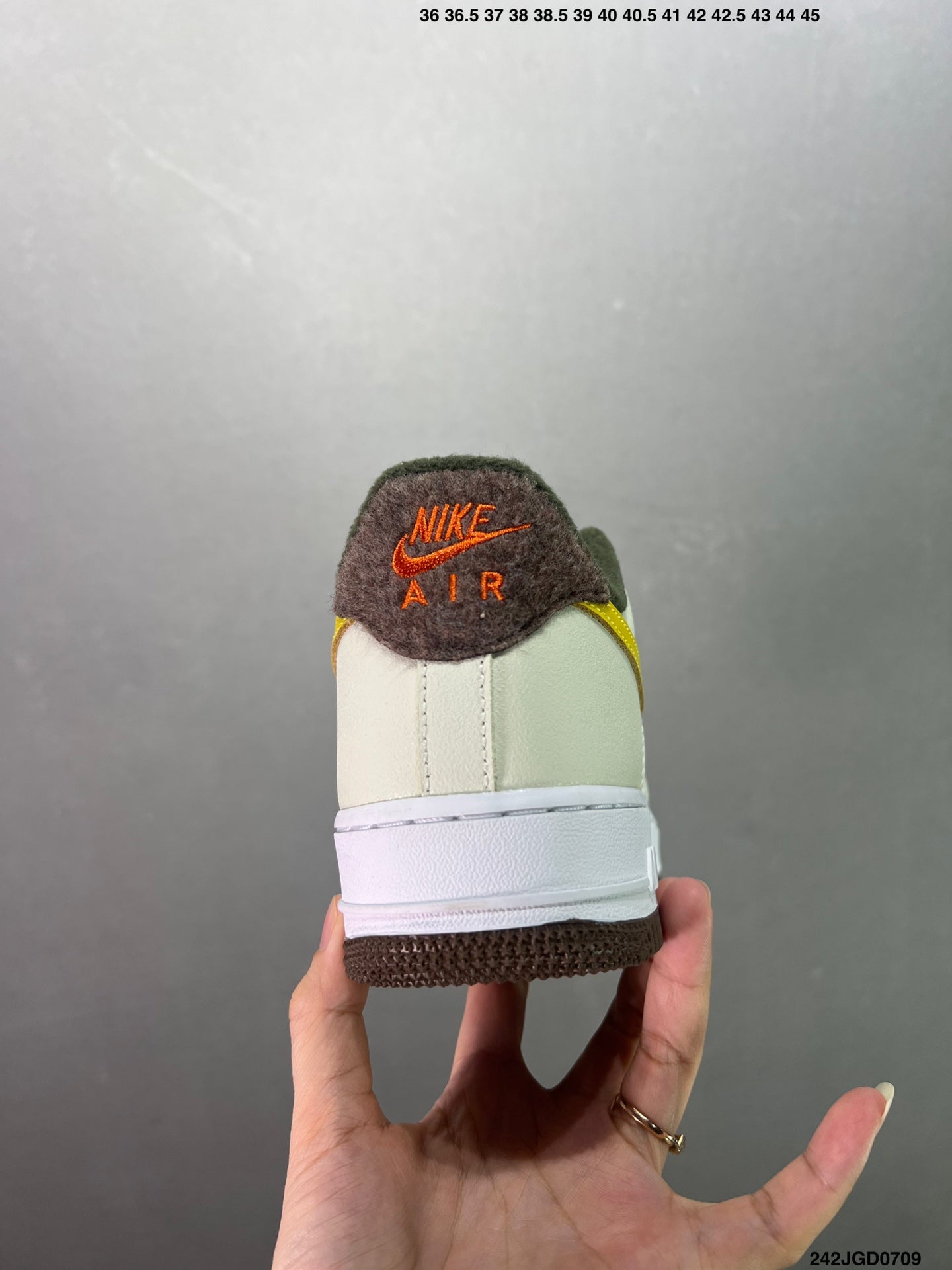 Nike Air Force 1'07 FN7239-410 'White/Black/Yellow'