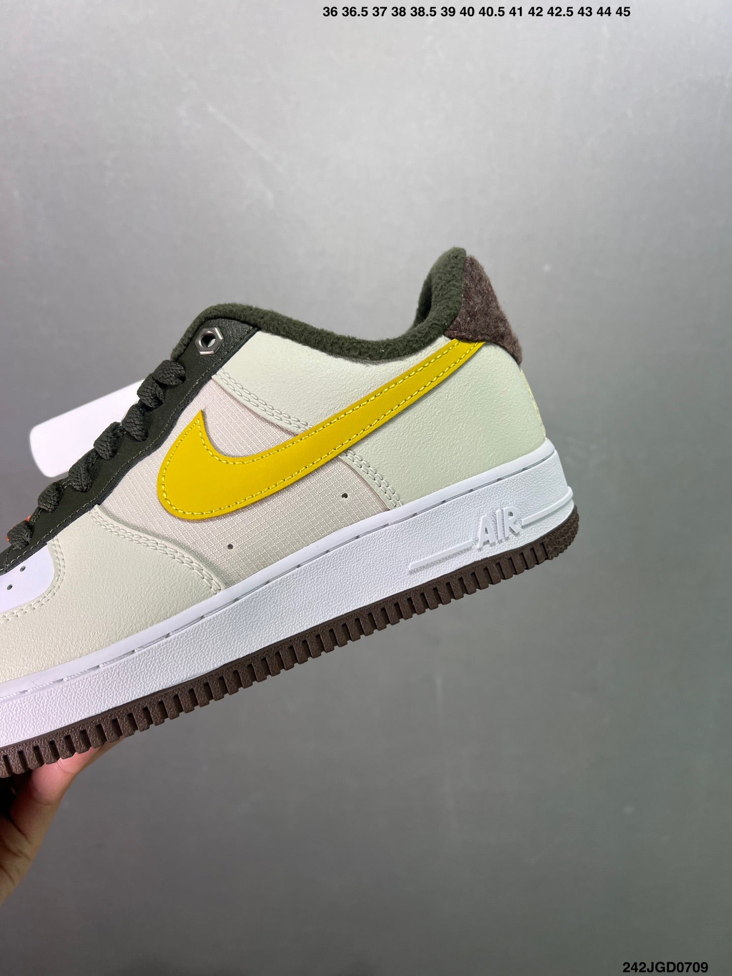 Nike Air Force 1'07 FN7239-410 'White/Black/Yellow'