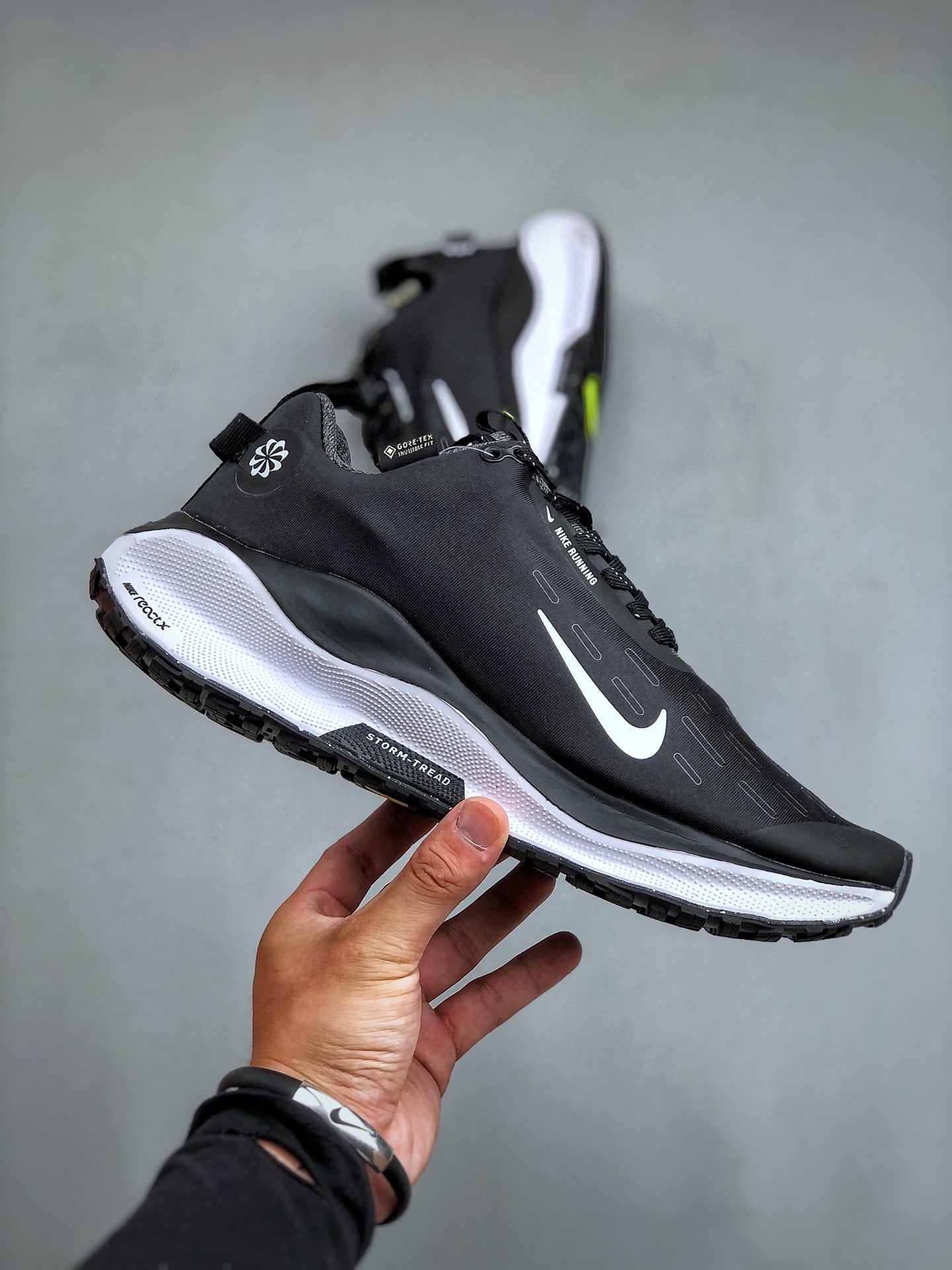 Nike ReactX Infinity Run 4 GORE-TEX 'Black White' FB2204-001